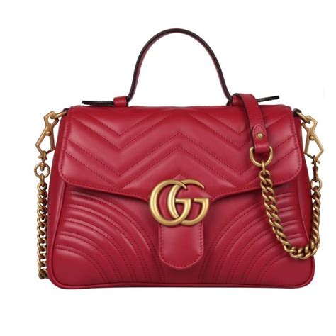 gucci satchel red